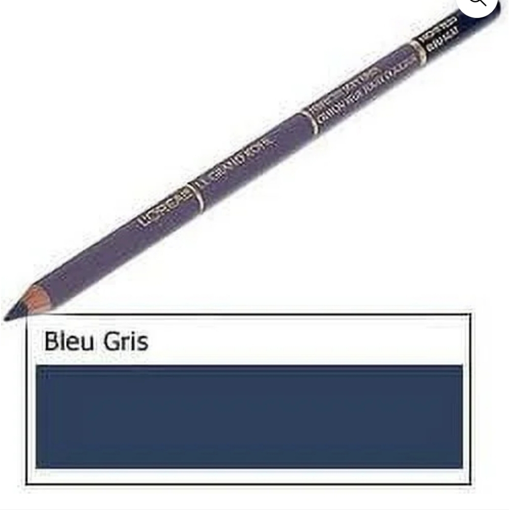NIB L'Oreal Le Grand Kohl Perfectly Soft Eye Pencil Eyeliner Bleu Gris Blue Grey - Picture 2 of 8